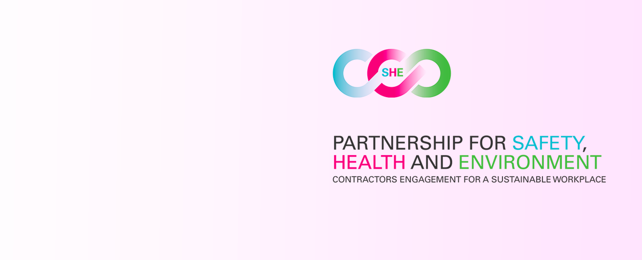 Graphic Banner: logo - Partnership for Safety, Health and Environment